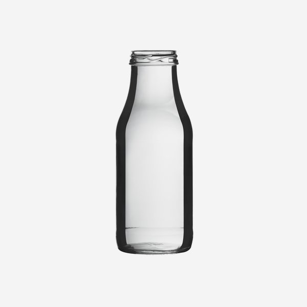 Dressing bottle 350ml, white, mouth: TO 43