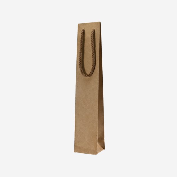 Bottle carrier bag, brown, 60/60/320