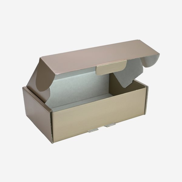 Gift box, bronze metallic, 260/160/80