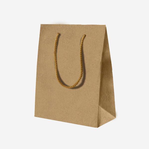 Gift carrier bag, brown, 225/110/295
