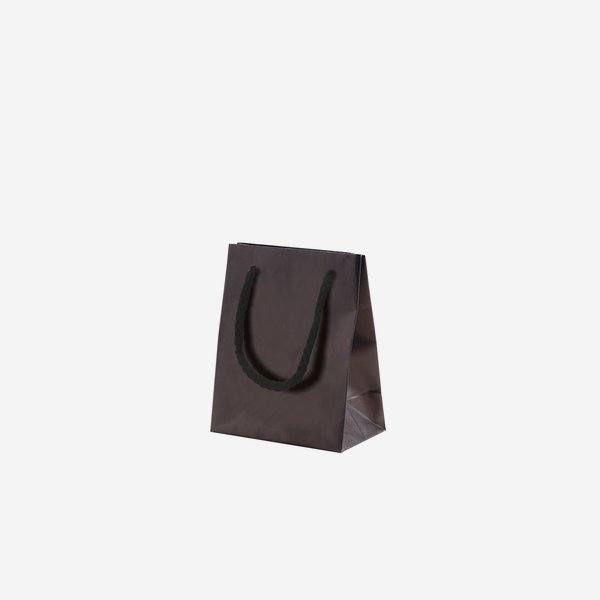 Gift carrier bag, black, 110/65/150