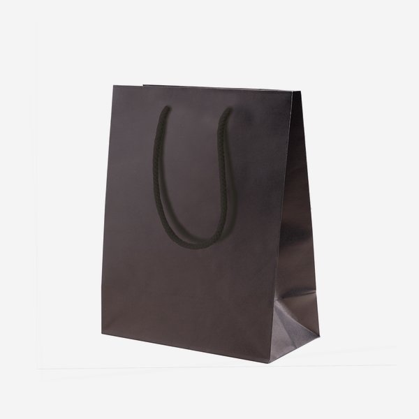Gift carrier bag, black, 225/110/295