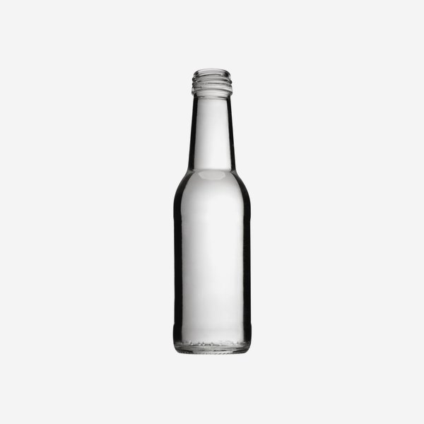 Longneck 200ml, white, mouth: MCA28