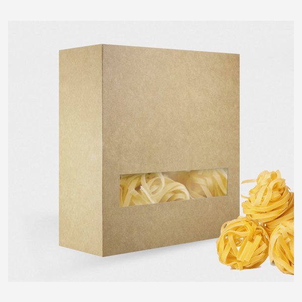 noodle box, brown, window, 185/75/195