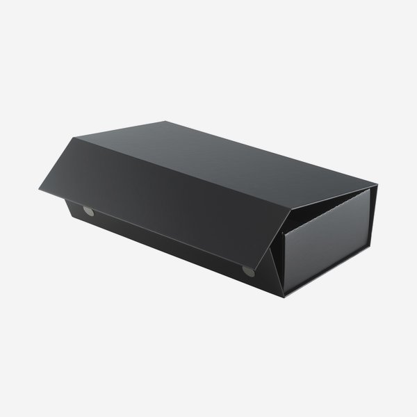 Foldable box „Opal“, linen structure anthracite
