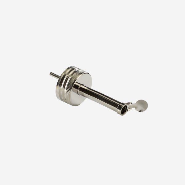 Stainless steel pourer with screw cap PP31,5