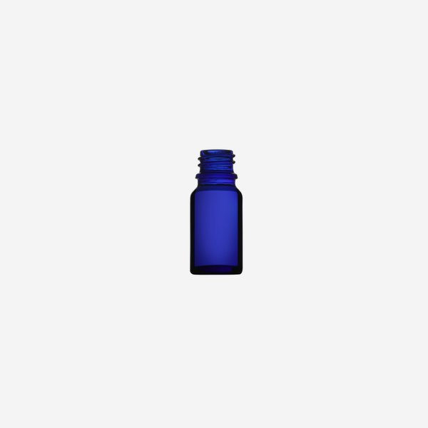 Dropper bottle 10ml, blue, mouth: GL-18