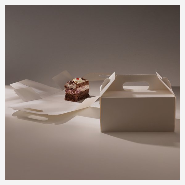 Take-Away carton, white, L215 x W135 x H105mm