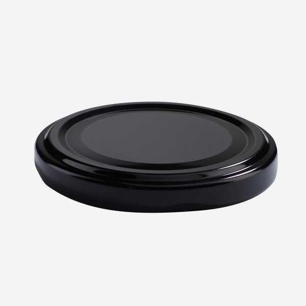 Twist Off Cap, ø63mm, black, C863