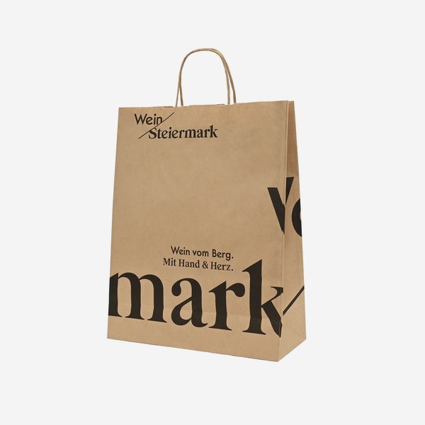 Carrier bag "Steirischer Wein", 320/120/400
