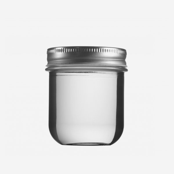  VITA Screw jar 220ml, white, mouth: TW70