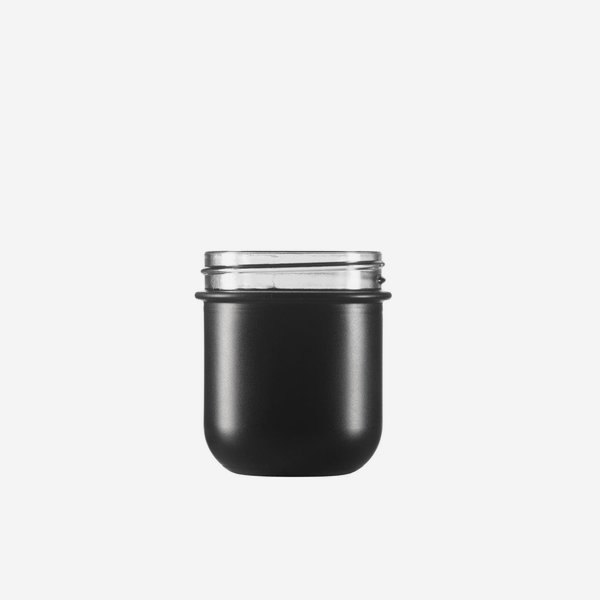  VITA Screw jar 220ml, black, mouth: TW70
