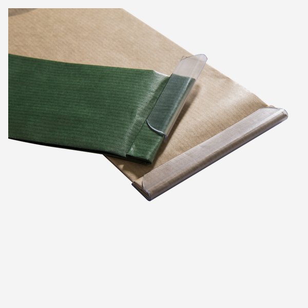 Reusable stripe-fastener, 85mm, transparent