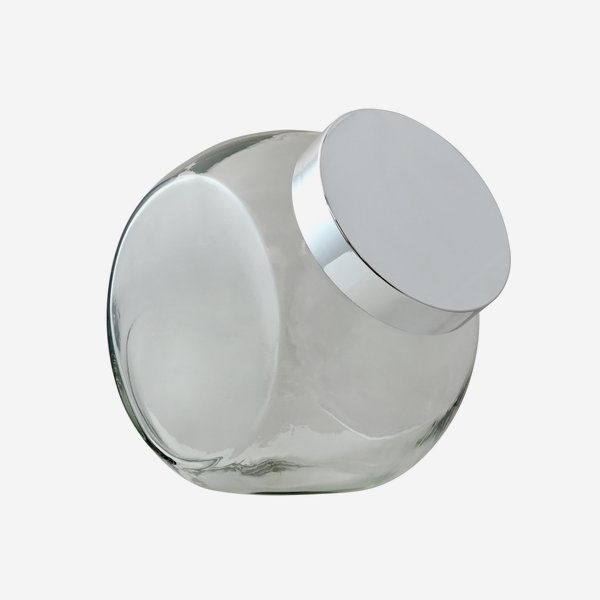 Jar 210ml TO53 glass white flint