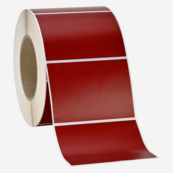 Label 70x99mm, red