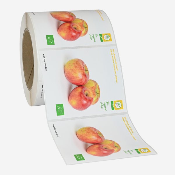 Label "Bio Austria" - apple juice, 85x99mm