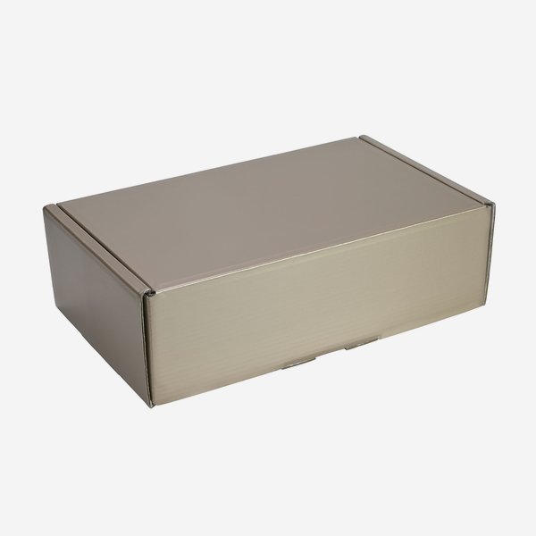 Gift box, bronze metallic, 260/160/80