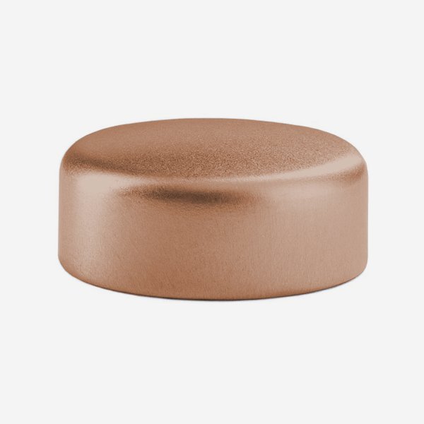 Alu-Plastic-Material screw cap GPI 33, copper