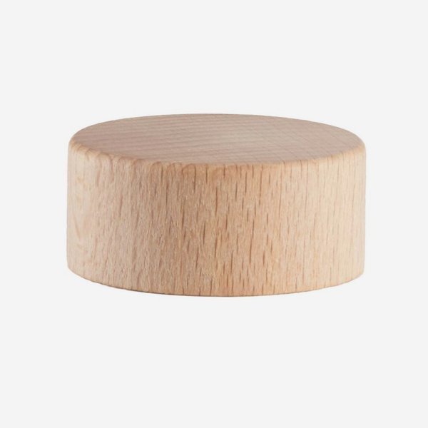 Wooden-Alu-Screw cap GPI 33, natural