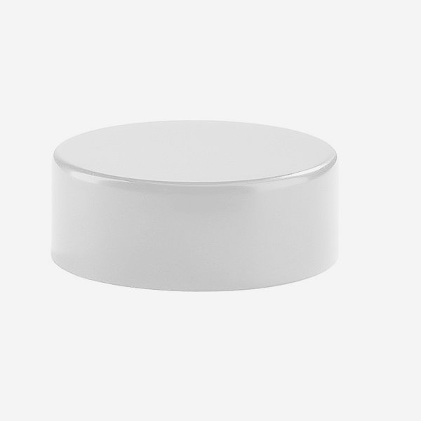 Alu-Plastic-Material screw cap GPI 28 flat, white