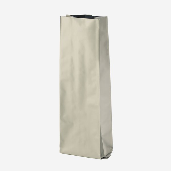 Vacuum-coffee bag 250g, silver, without valve