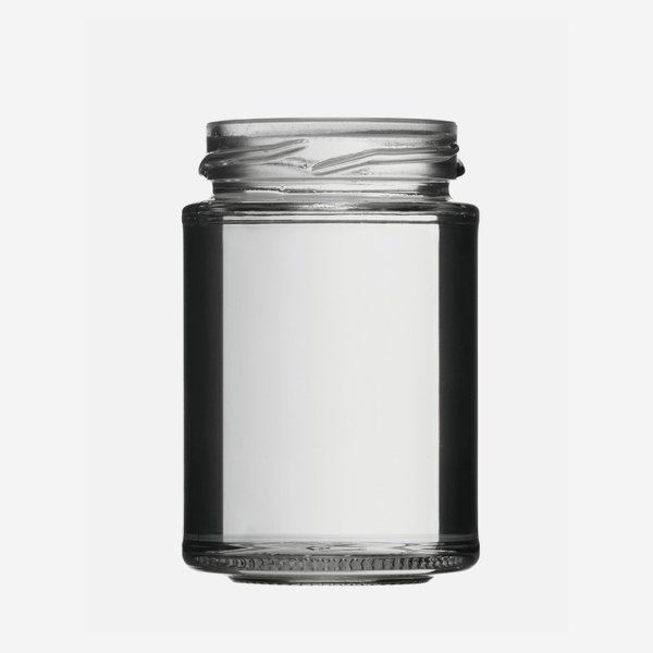 Screw jar 110ml, white, mouth: TO48