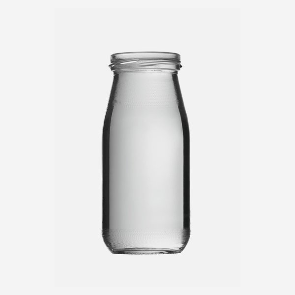 Juice bottle 250ml, white, mouth: TO53