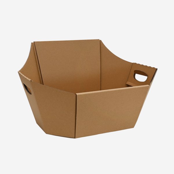 Cardboard gift basket, L320 x W200 x H240mm