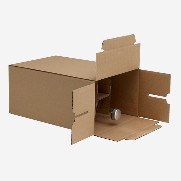Packaging cardboard box for 6 bottles Beg-500