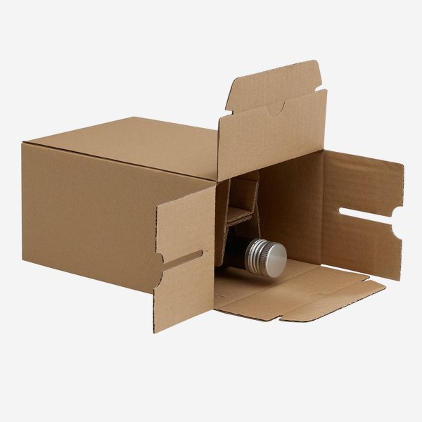 Packaging cardboard box for 6x 0,25l Marasca