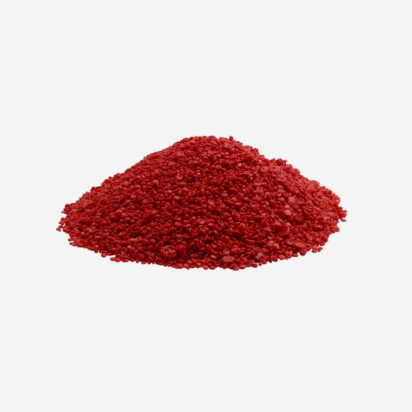 Sealing wax granules, red