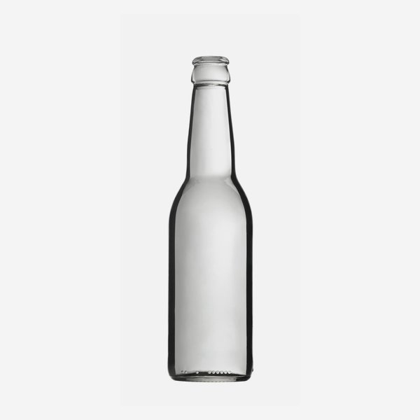 Longneck 330ml, white, mouth: CC