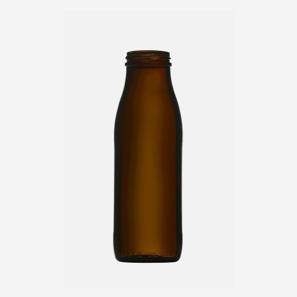 Milk bottle 500ml, brown, mouth: TO48