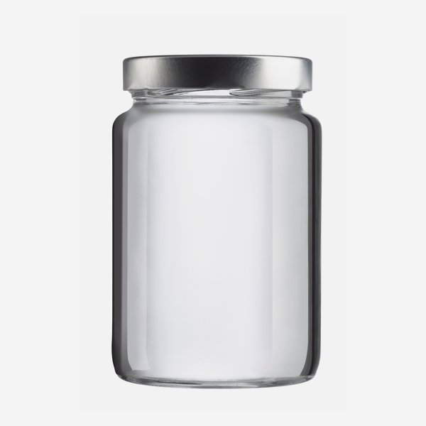 NORA Screw jar 785ml, white, mouth: TO82De