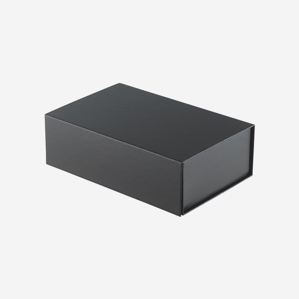 Opal folding box, black-matt, L260 x W160 x H80mm