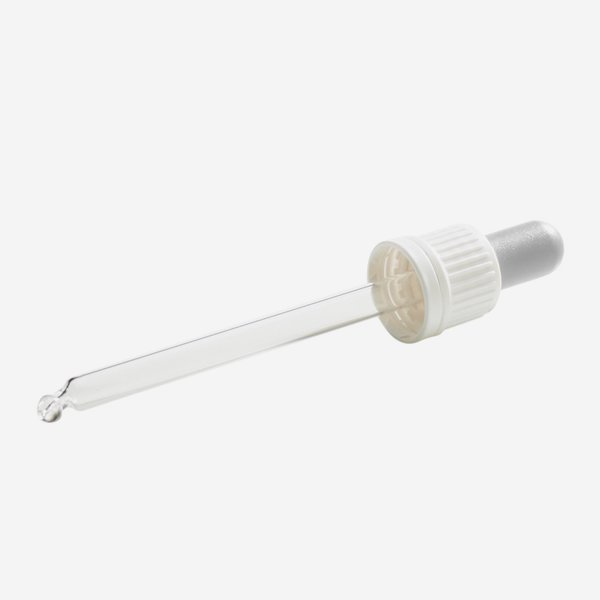 Screw cap GL18 with a glass pipette