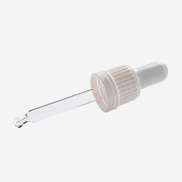 Screw cap GL18 with a glass pipette