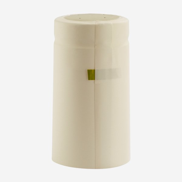 Shrink capsule ø31,8 x H60mm, cream