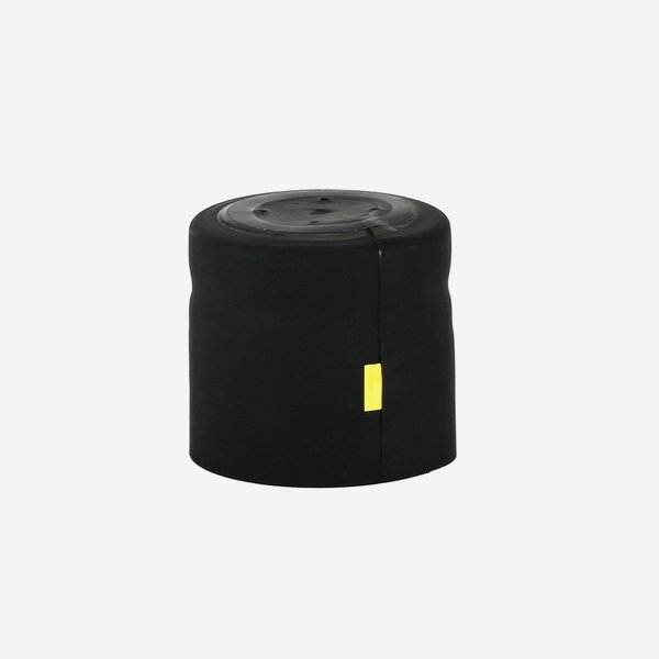 Shrink capsule ø32,3 x H30mm, black-matt