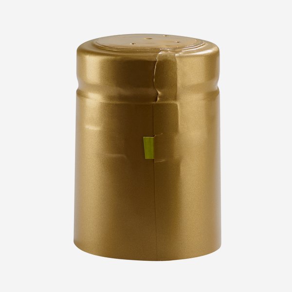 Shrink capsule ø32,8 x H50mm, matt gold