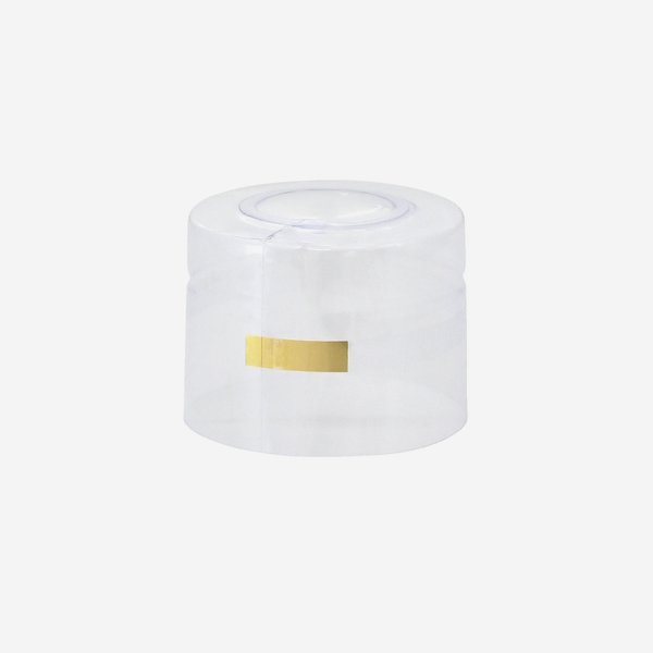 Shrink sleeve ø37 x H27mm, transparent