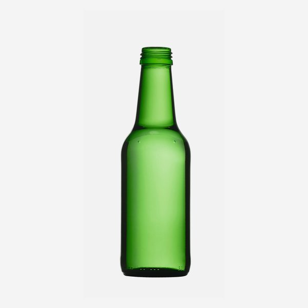 Styria bottle 250ml, green, mouth: MCA28