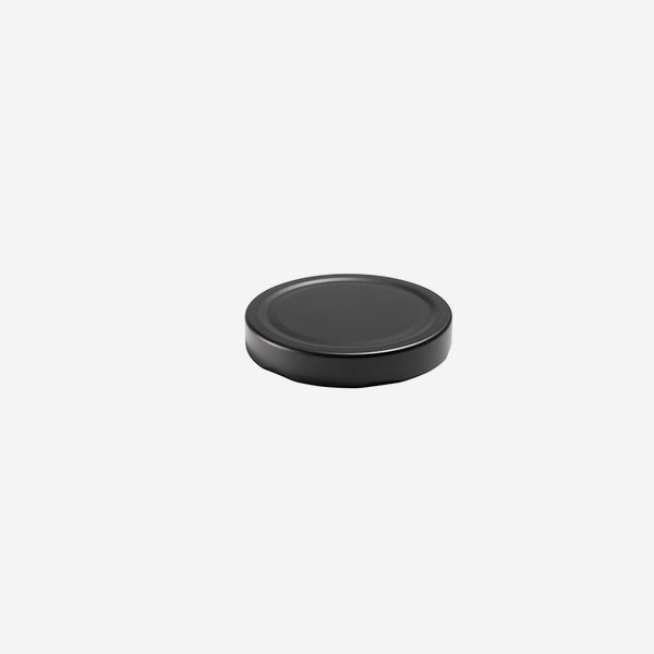 Twist Off Cap, ø82mm, Deep, black matt