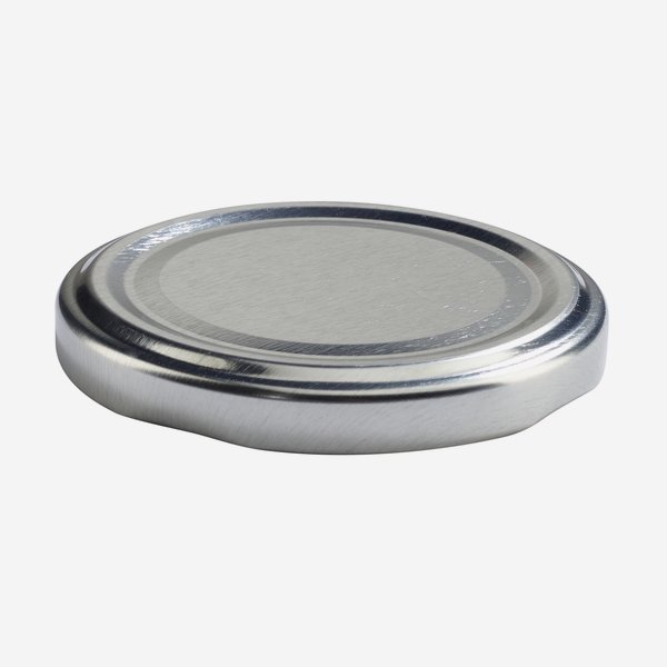 Twist Off Cap, ø63mm, silver