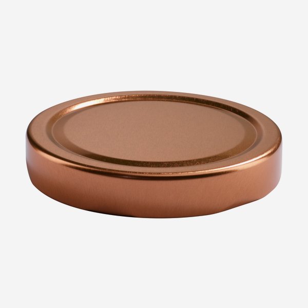 Twist Off Cap, ø82mm, copper