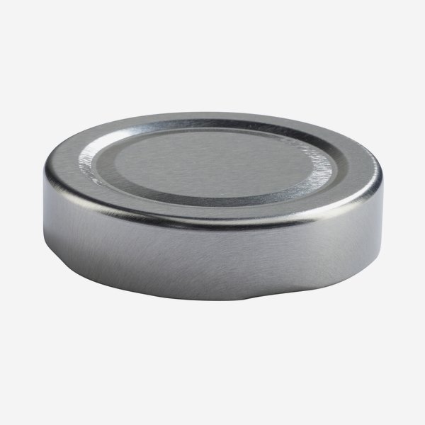 Twist Off Cap, ø58mm, Deep, silver