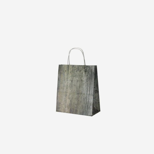 Carrier bag with wood look, 230/110/270