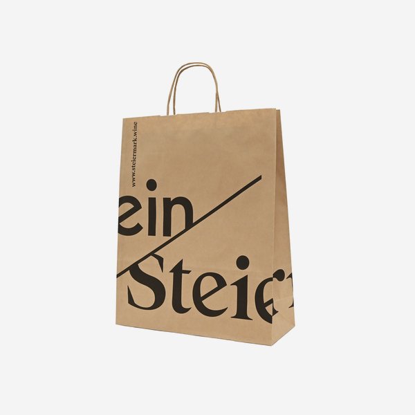 Carrier bag "Steirischer Wein", 320/120/400