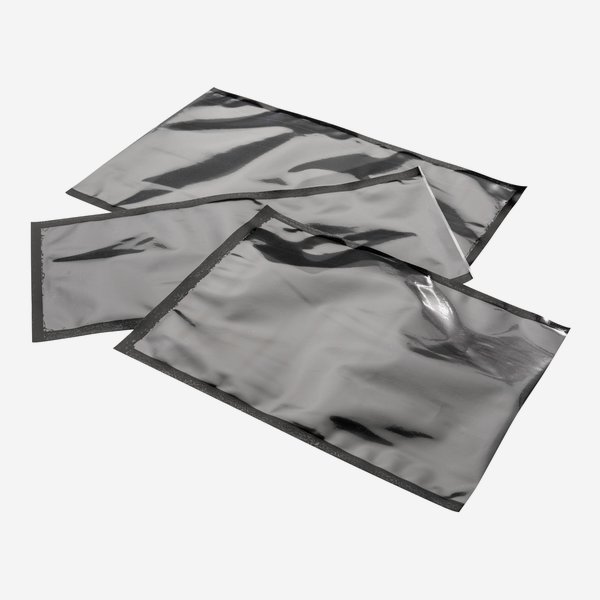 Vacuum bag-W200xL300mm-side sealed bag black