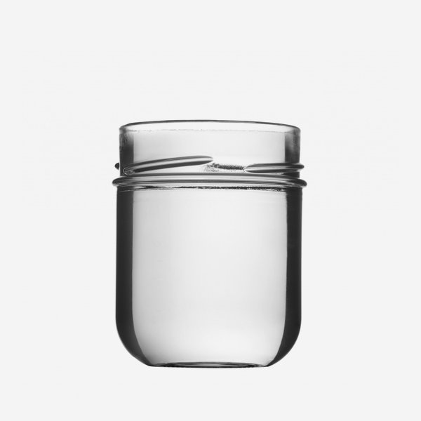  VITA Screw jar 225ml, white, mouth: TO70De